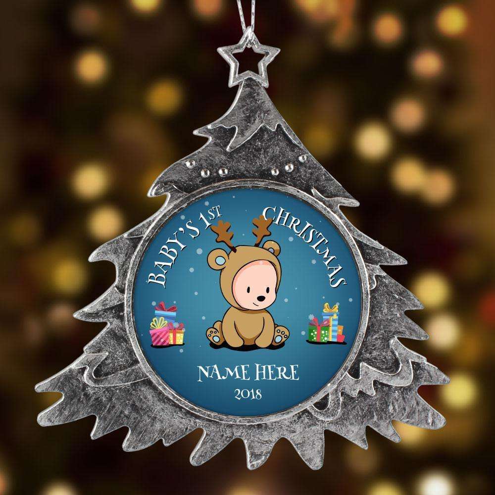 Baby boy first christmas best sale ornament 2018