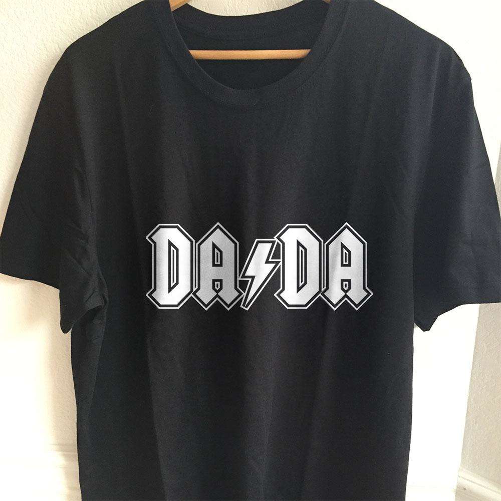 Designs by MyUtopia Shout Out:DaDa Adult Unisex T-Shirt,S / Black,Adult Unisex T-Shirt