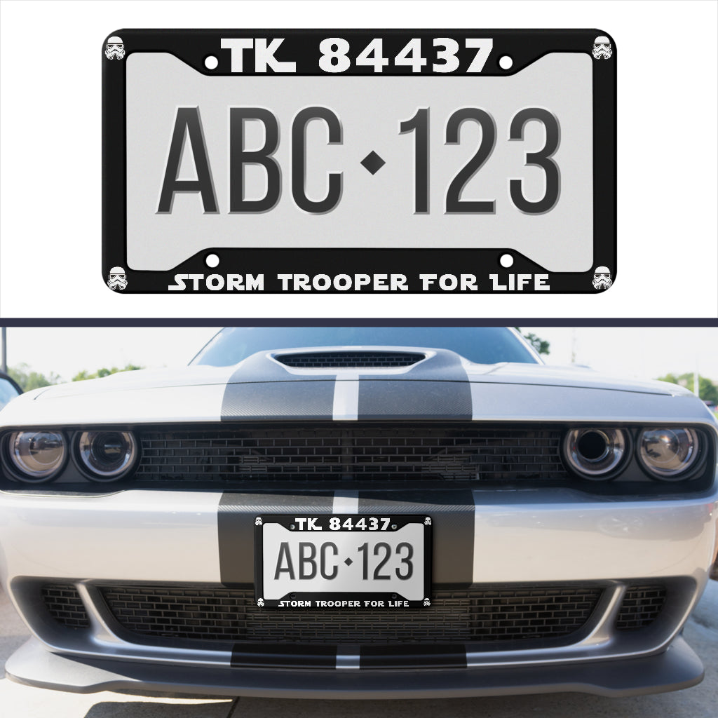 Stormtrooper license plate store frame