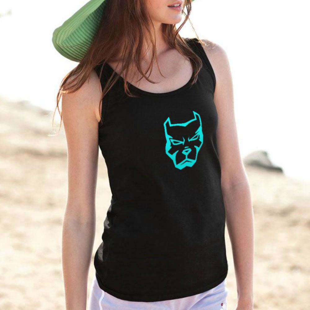 Designs by MyUtopia Shout Out:Pitbull Face Unisex Tank Top