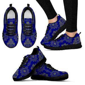 Designs by MyUtopia Shout Out:Seven Tribes Blue with Gray Sopo Sneakers